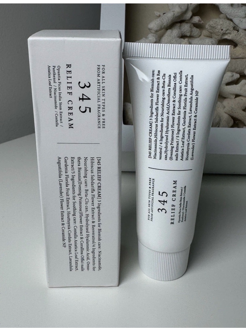 345 Relief Cream Hydrating Moisturizer — White